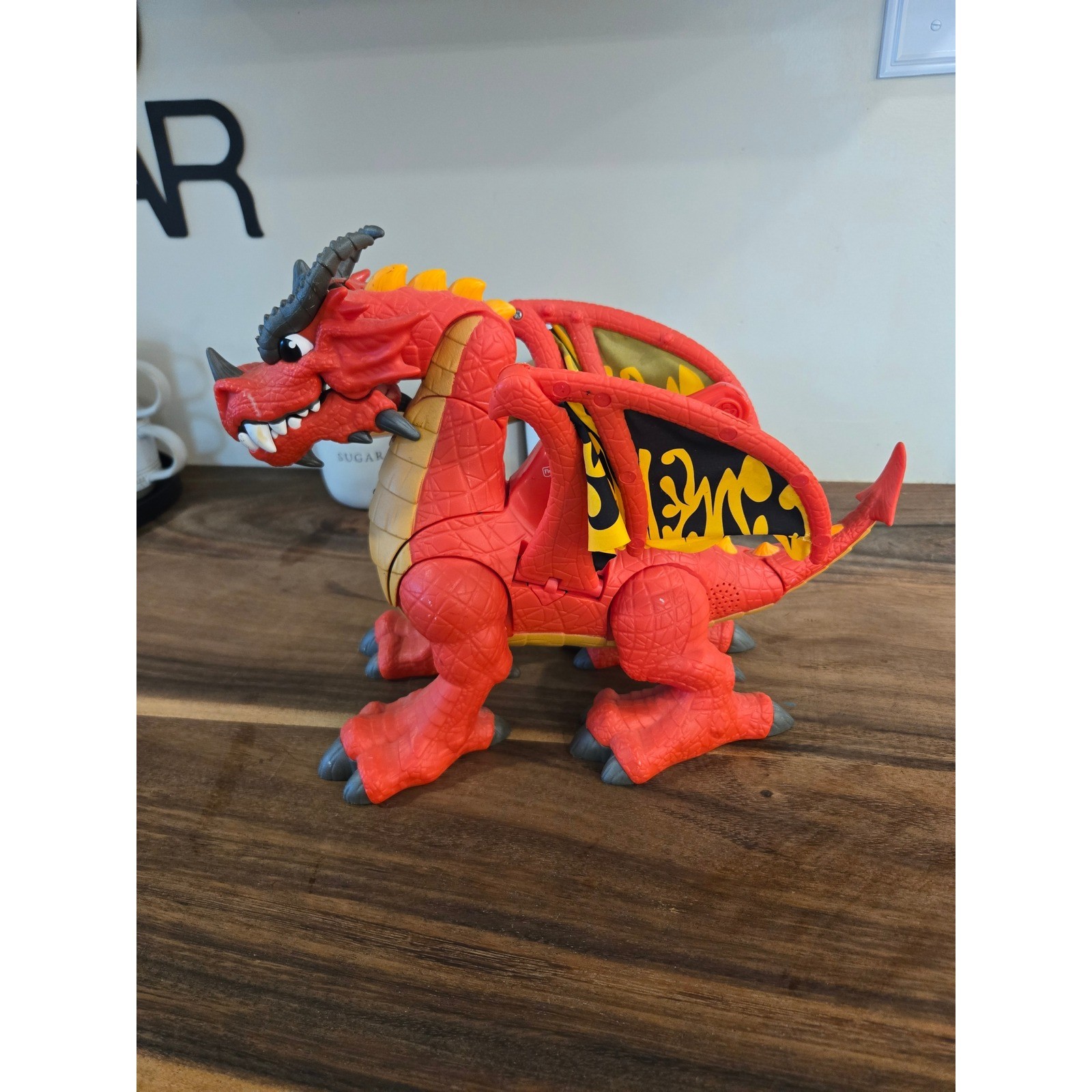 Fisher-Price Imaginext Castello Mago Drago Rosso Action Figure Giocattolo TESTATO W9642