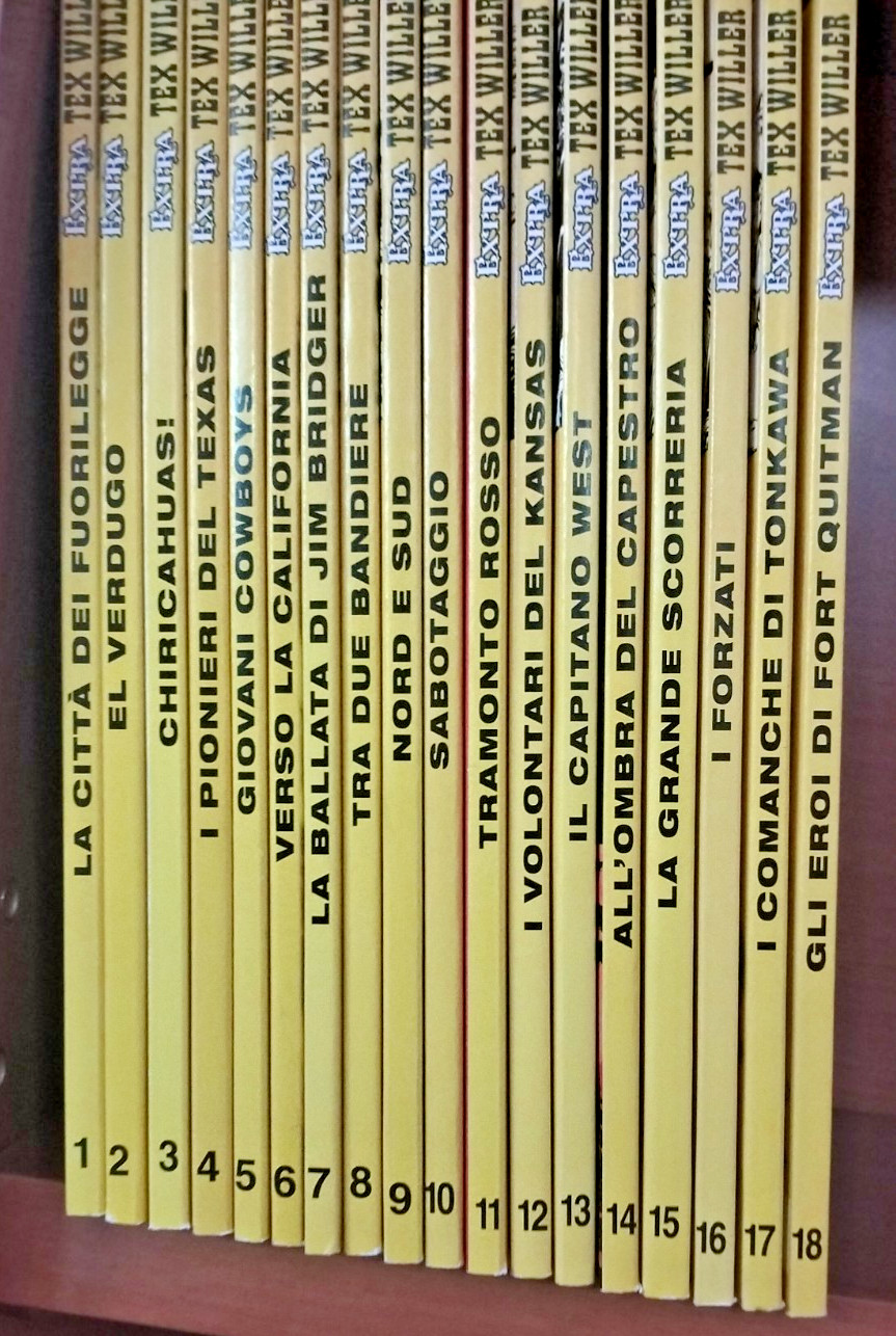 TEX WILLER  EXTRA  lotto completo  1 / 18  BONELLI 2021 - EDICOLA