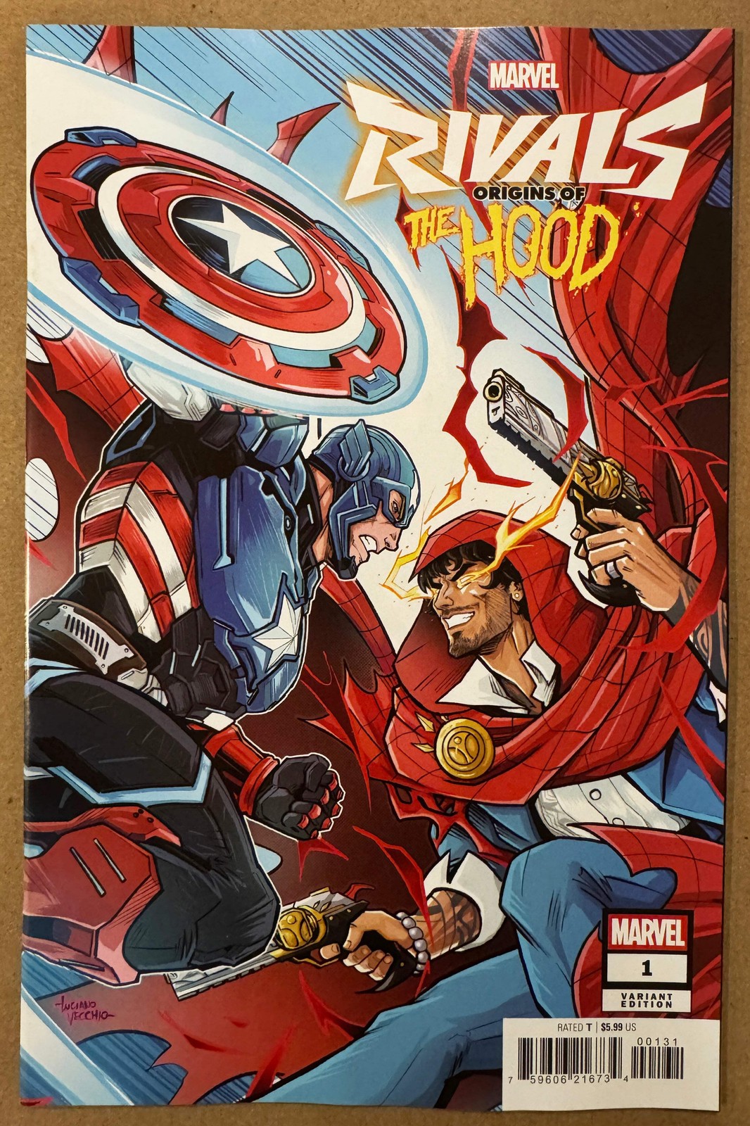 Origins Of The Hood: Marvel Rivals #1 Luciano Vecchio Spoiler Variant (2026) Mar