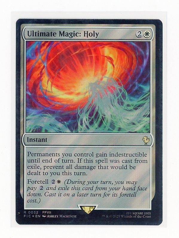 Ultimate Magic: Holy (Surge Foil) Commander: Final Fantasy Foil