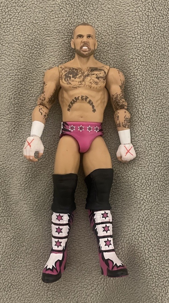 CM Punk WWE Mattel Main Event Basic Series 164 Wrestling Figure Pulito Rigido