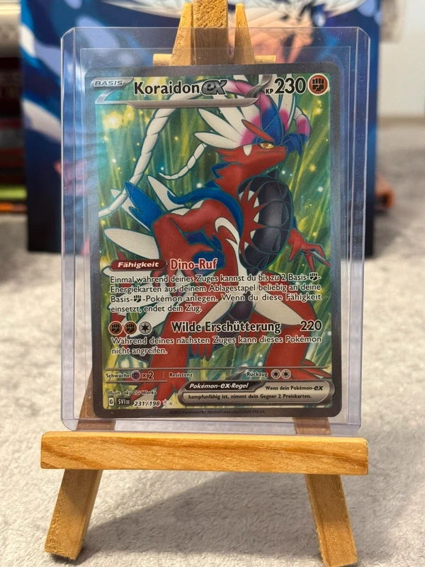 Pokémon Koraidon ex 231/198 | Karmesin & Purpur Special Illustration Rare NM 🦎