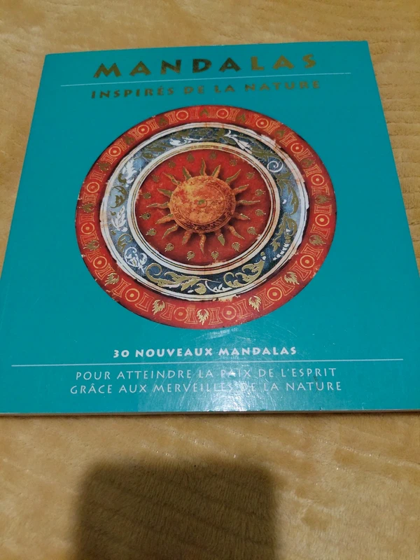 Livre mandalas inspirés de la nature
