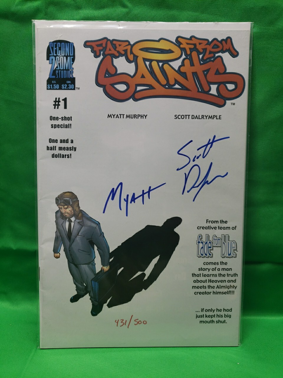 Far From Saints #1 2002 Doppio Auto Myatt Murphy Scott Dalrymple 431/500