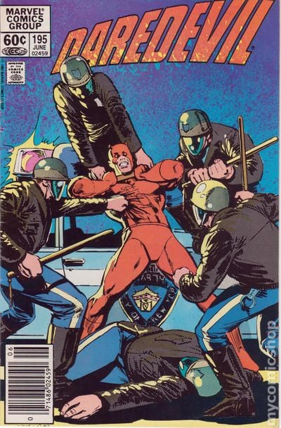 Daredevil 195N VG/FN 5.0 1983 Immagine Stock Basso Grado