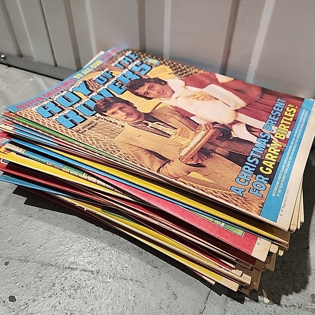 51x Roy of the Rovers Vintage Comic Magazine Collection Lot