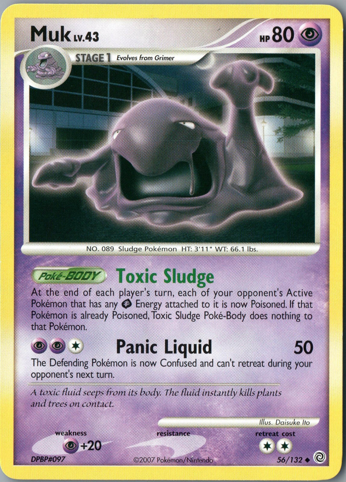 Muk Uncommon Secret Wonders 56/132 quasi nuovo - Pokemon