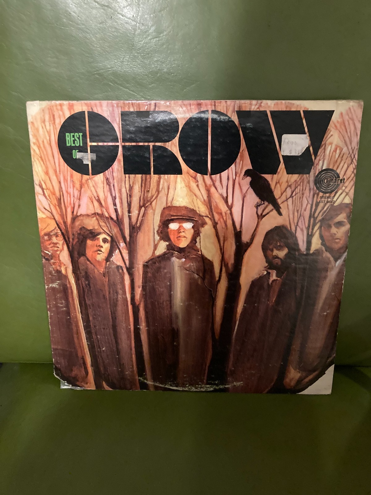 Crow – Best Of Crow LP Vinyl 1972 Amaret Records Rock Pop VG