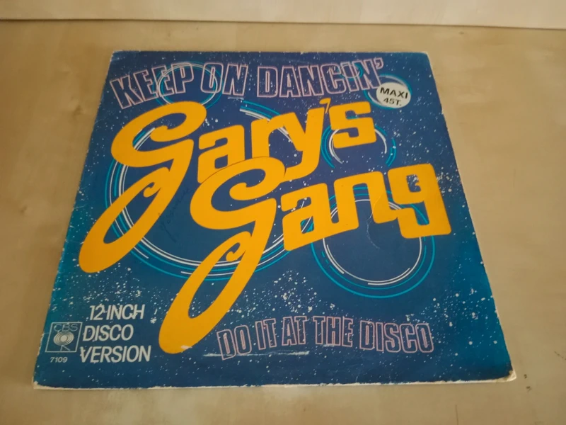 🎁 40% à partir du 2ème Vinyle ! 🎁 Maxi 45 Tours 12” Disco Funky 1979 Gary's Gang - Keep On Dancin'