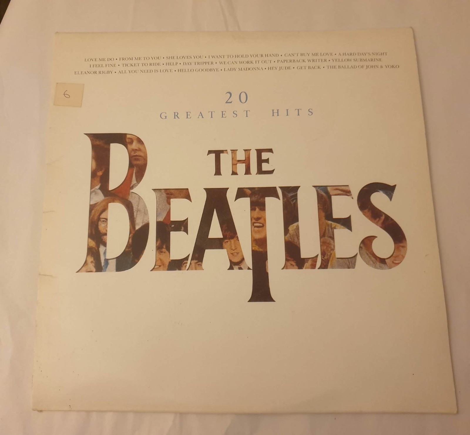 The Beatles 20 Greatest Hits PCTC 260 EMI Records Vinyl 1982