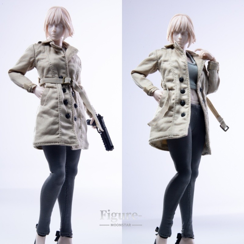 1/12 Female Windbreaker Coat Vest Pants Model Fit 6'' Romankey Action Figure