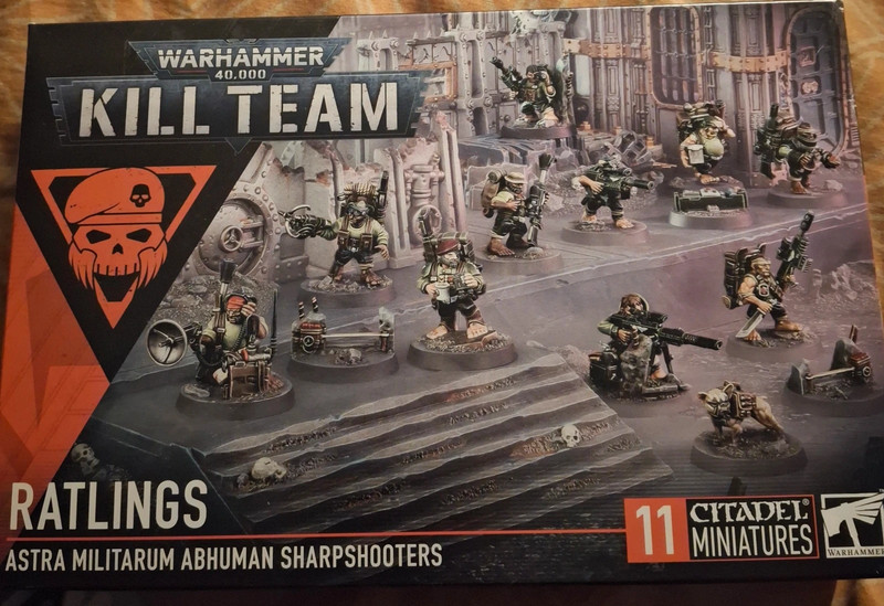 Kill team astra militarum Ratlings warhammer 40k