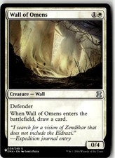 Wall of Omens (EMA) NM The List Ristampe Magic 34
