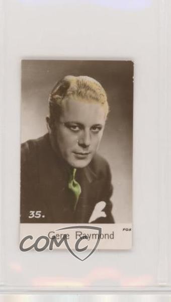 1935 Bridgewater Film Stars 4a serie Gene Raymond #35 z6d