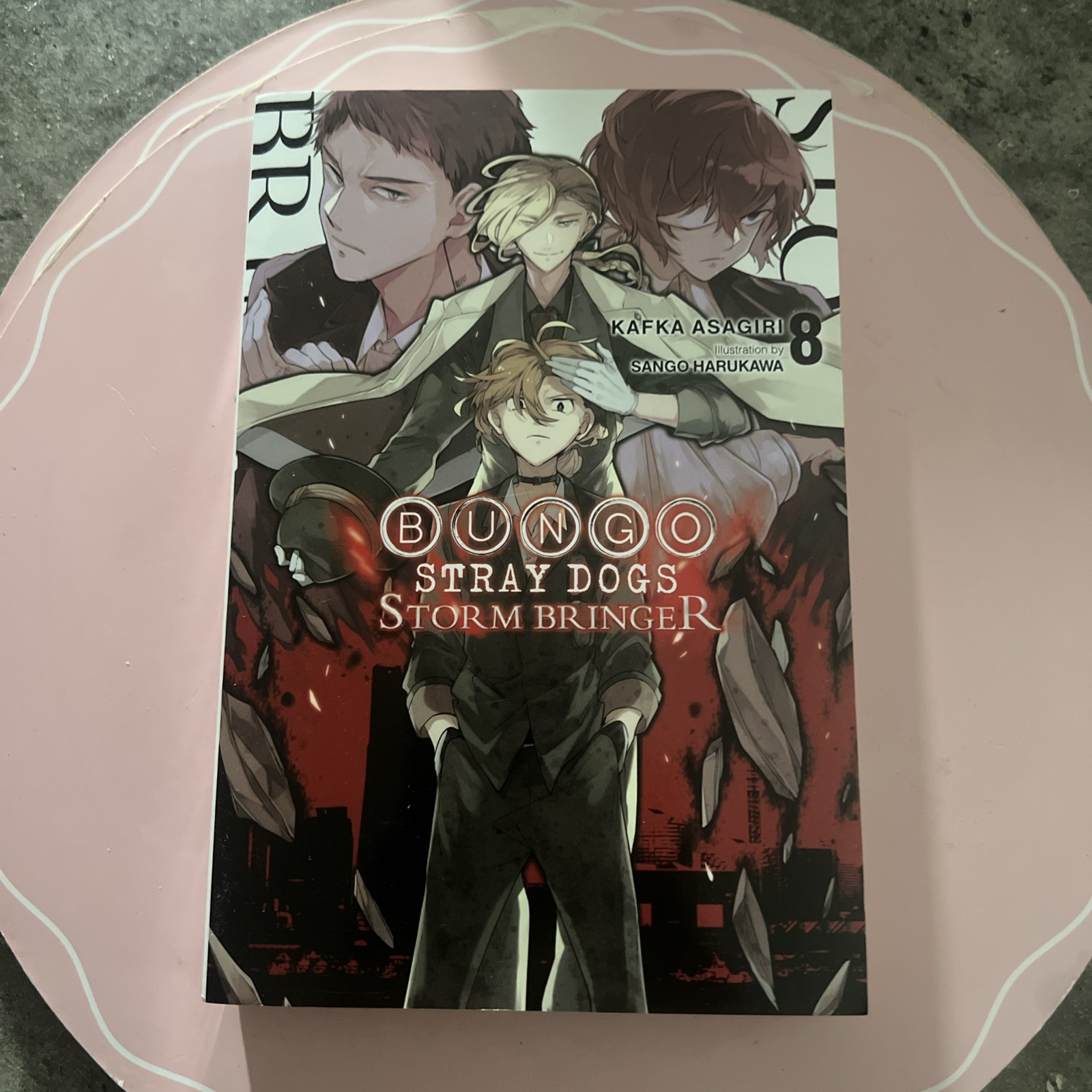Bungo Stray Dogs Storm Bringer light novel Volume 8 good condition New