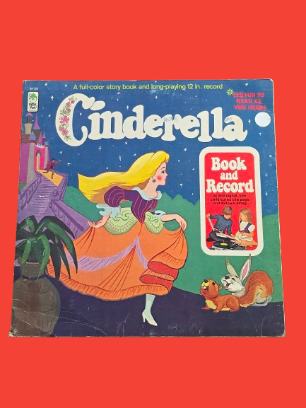 Cinderella Book and Record LP Peter Pan BR 500 1971 12" Children's Story