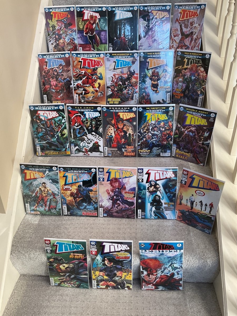 Titans Rebirth #1 & Titans DC Universe Rebirth #1-22 2016-2018 quasi nuovo condizioni
