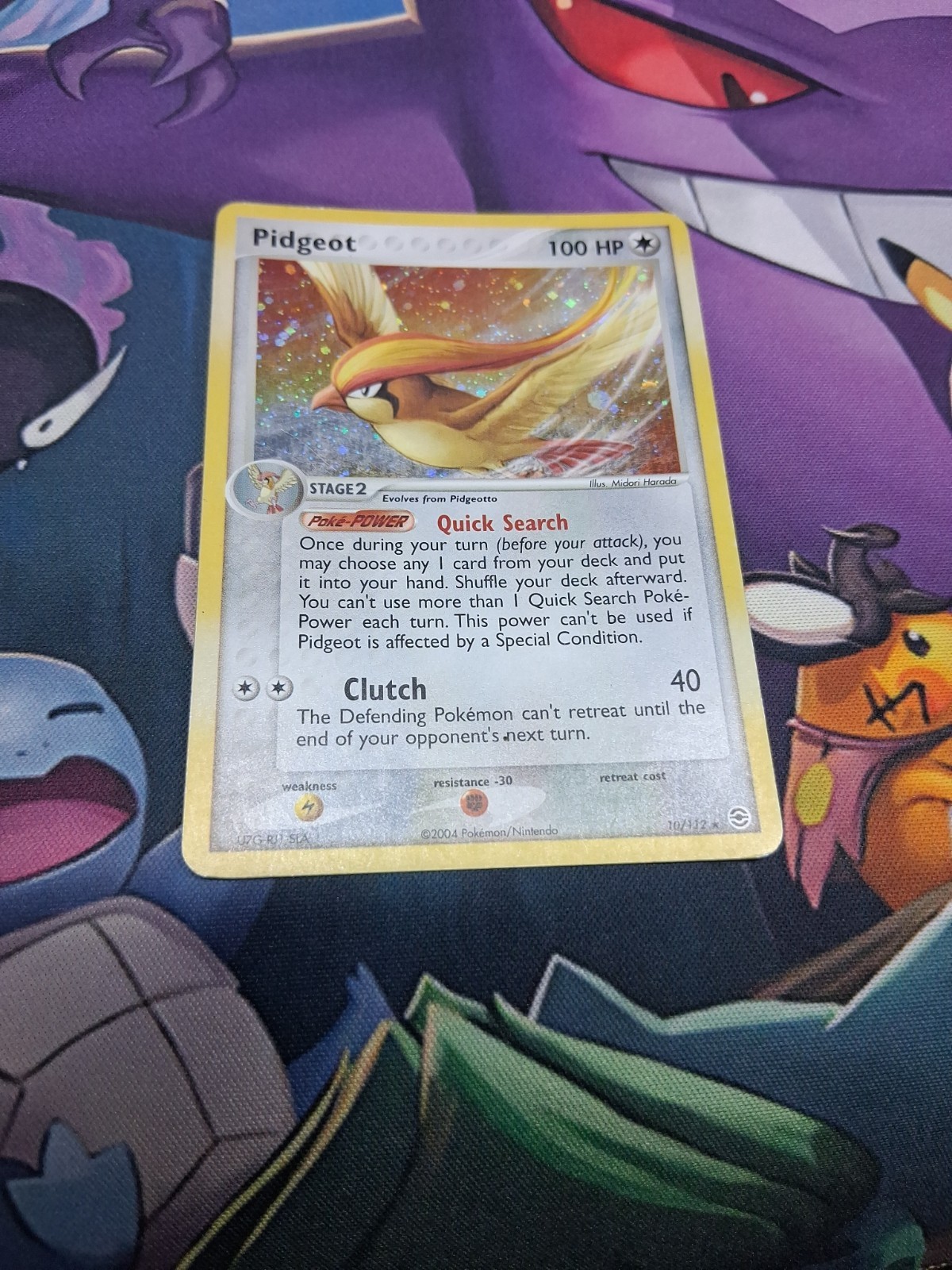 Pidgeot 10/112 EX FireRed & LeafGreen Holo