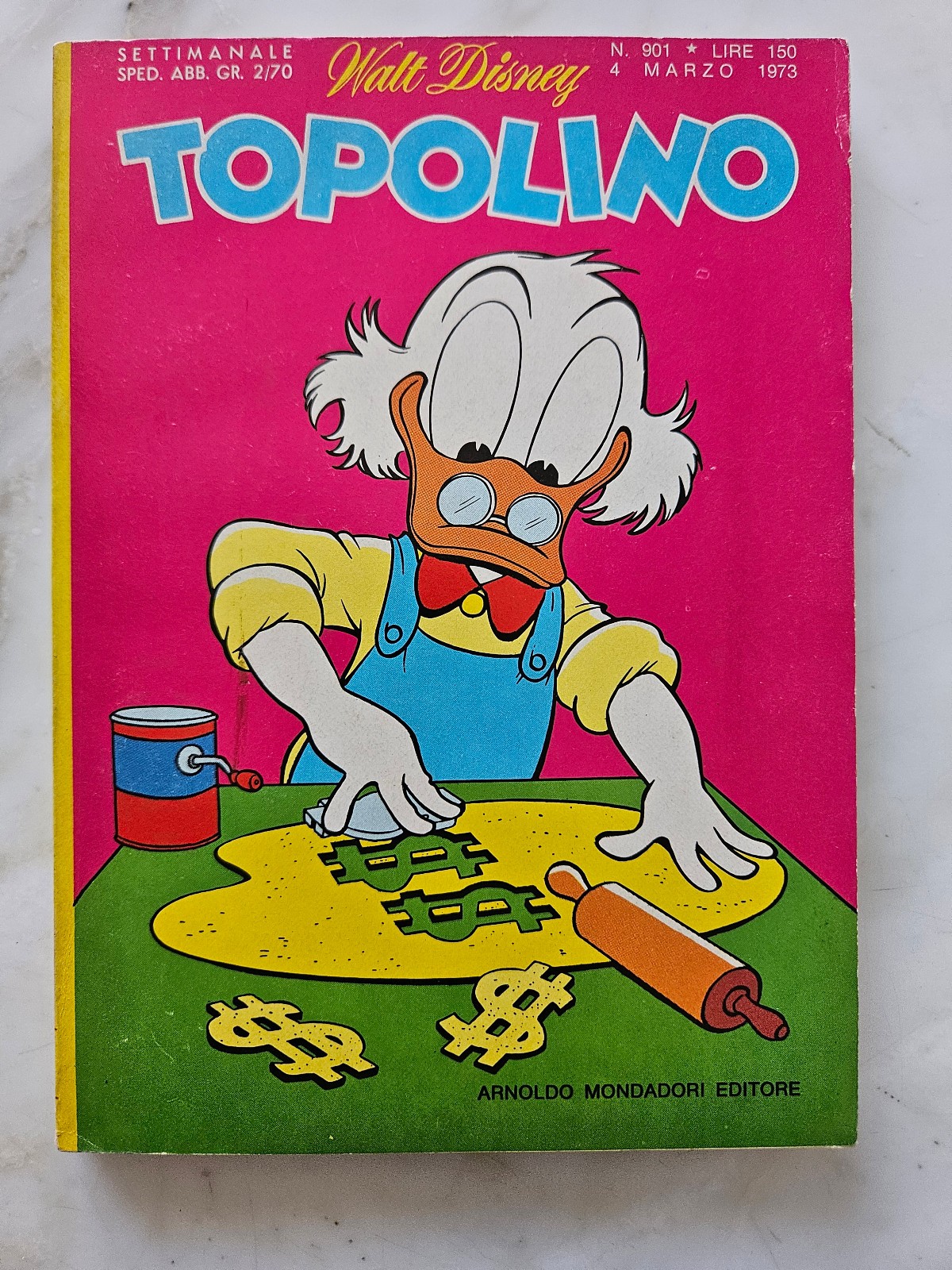 Topolino libretto n.  901 - 1973 - ottimo/edicola  SI bollino