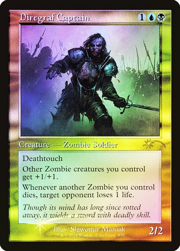 FOIL Diregraf Captain ~ Secret Lair [ NM ] [ Magic MTG ]