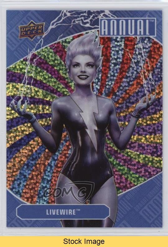 2023-24 Upper Deck DC Annuale Colore Ruota Sparkle Livewire #40 LEGGI 1je9