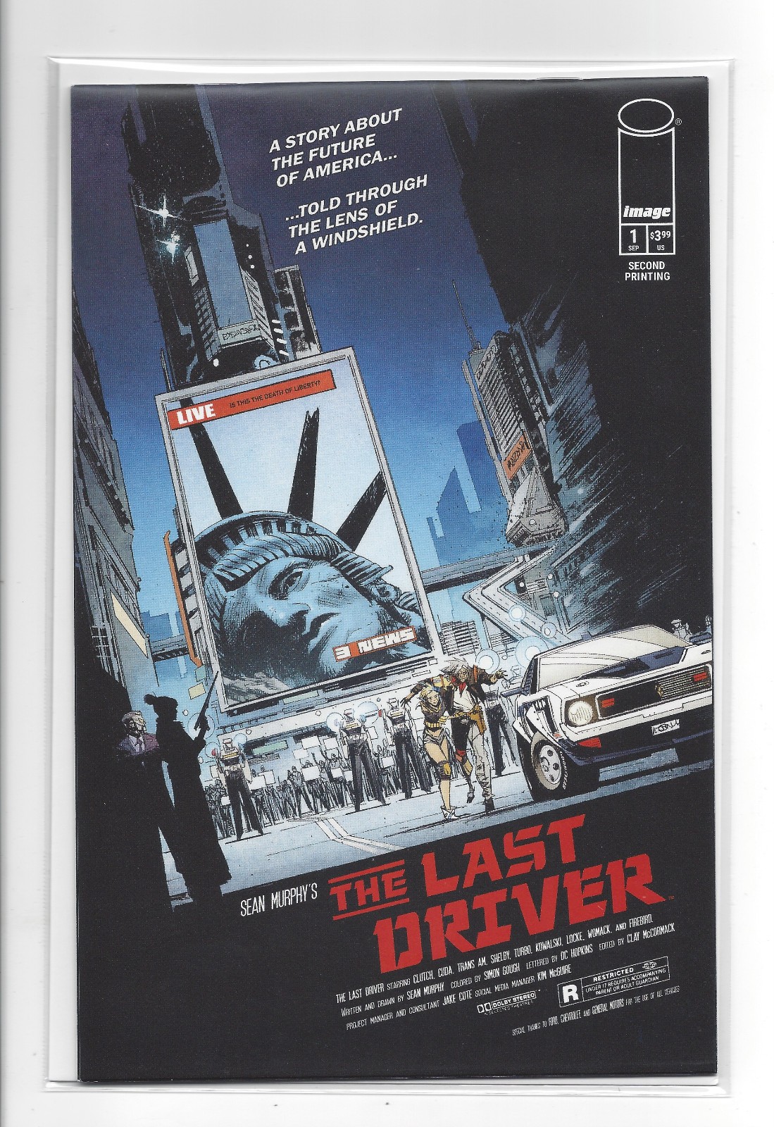 Last Driver #1 H seconda stampa variante Sean Murphy quasi nuovo/nm+ immagine 2026