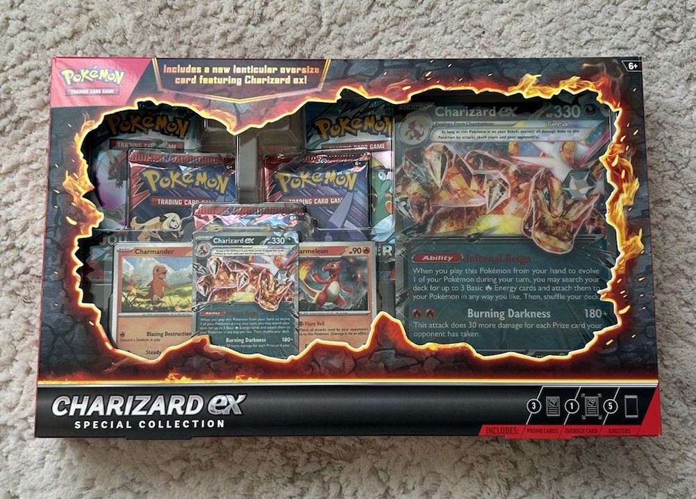 Pokemon TCG - Charizard ex scatola collezione speciale