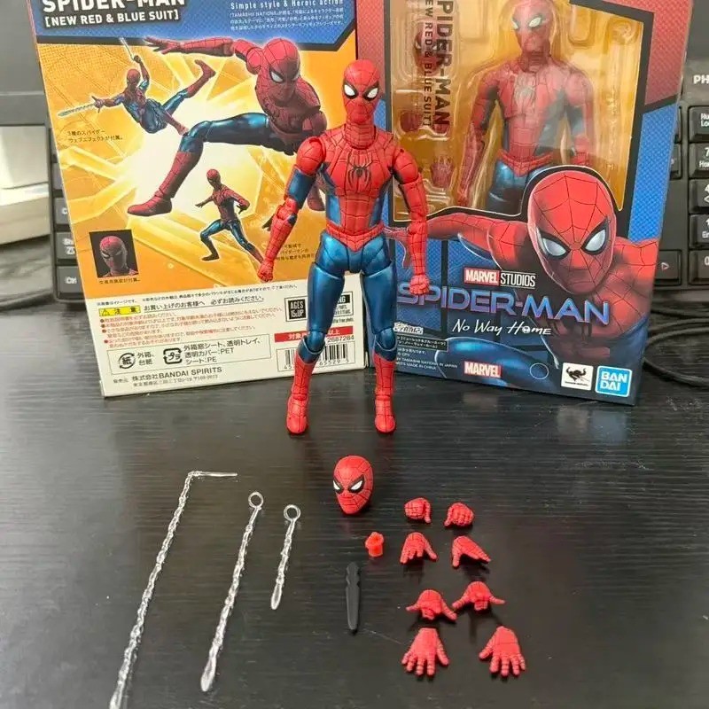 Spider-Man Brand New Day Peter Parker Red Blue Suit Action Figure Collectible...