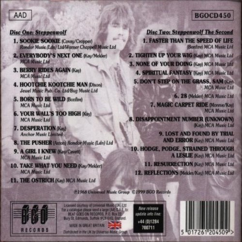 Steppenwolf 1 & 2, , Very Good