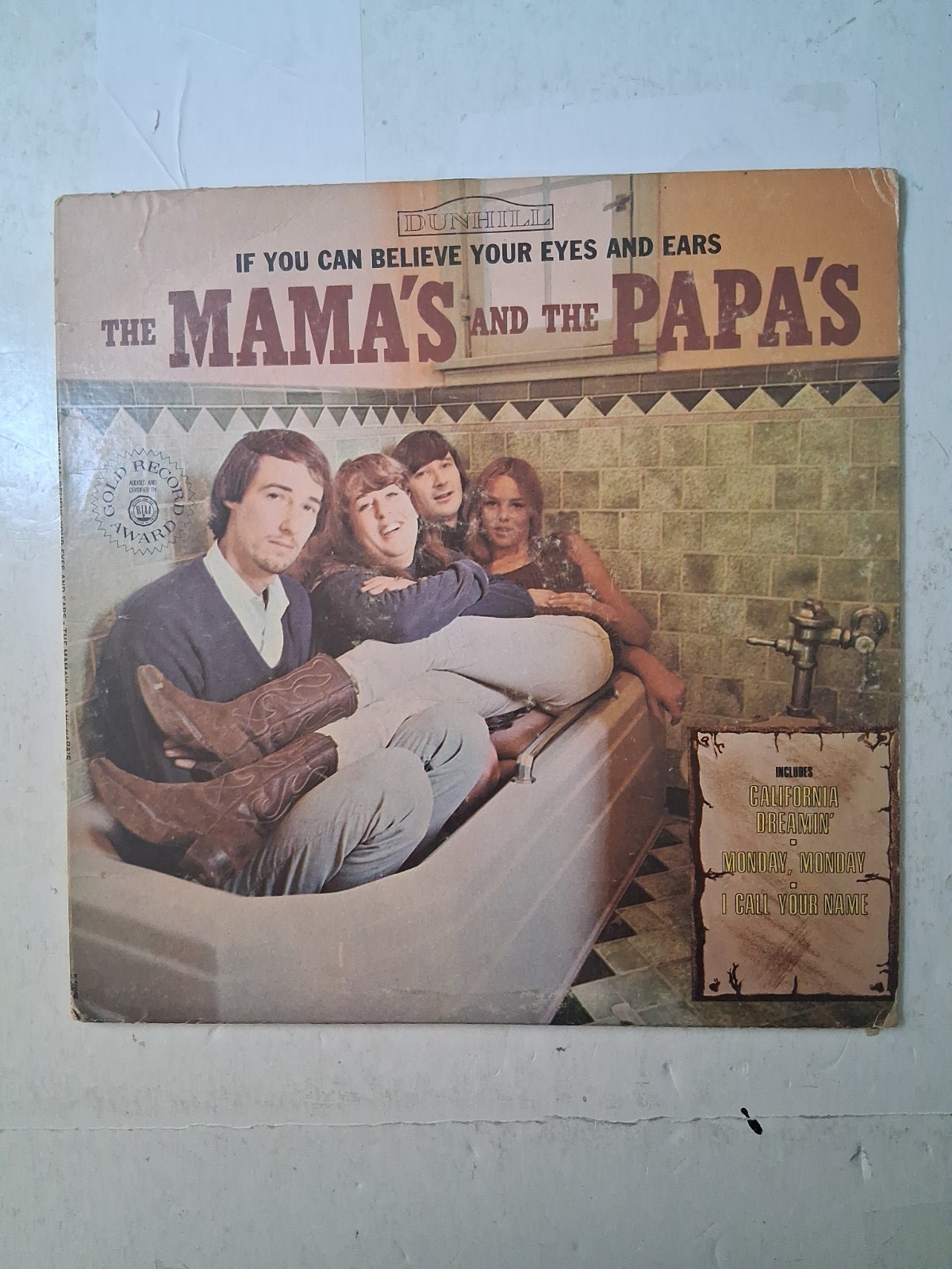 Vinyl Record LP The Mamas and the Papa's If You Can Believe Your Eyes/EarsVG