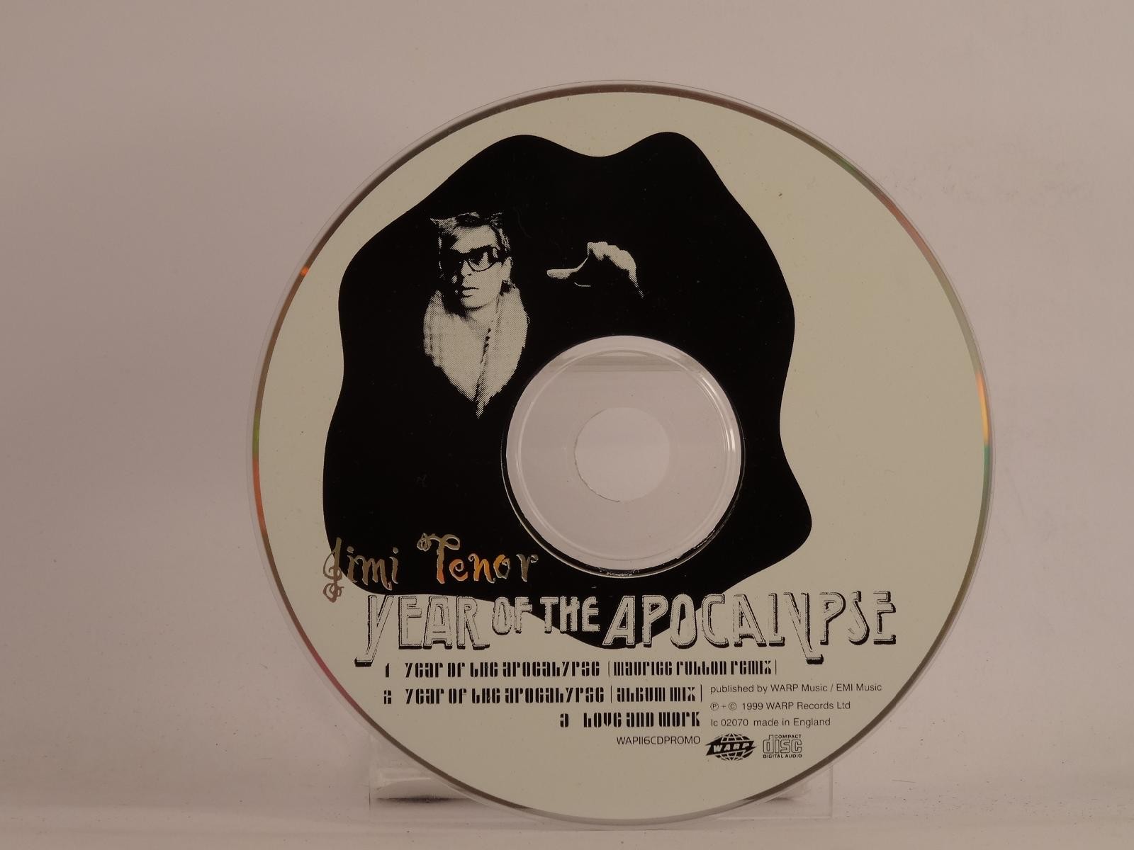 JIMI TENOR YEAR OF THE APOCALYPSE (F19) 5 Track Promo CD Single plus Plastic Sle