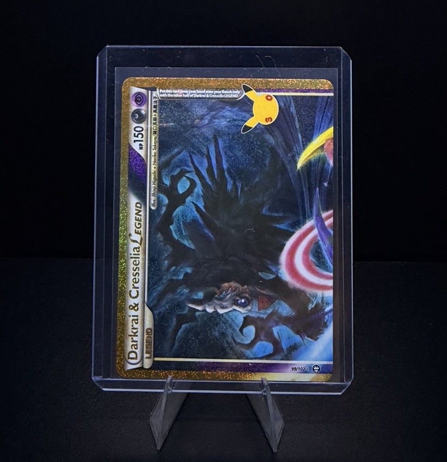 Pokemon TCG Darkrai & Cresselia Legend 99/102 30° Anniversario Top Half NM