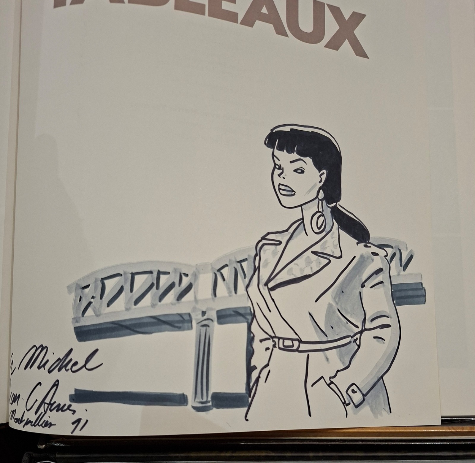 L'ombre au tableau _ Jean-Claude Denis _ Albin Michel E.O. 1991 / Dédicacé