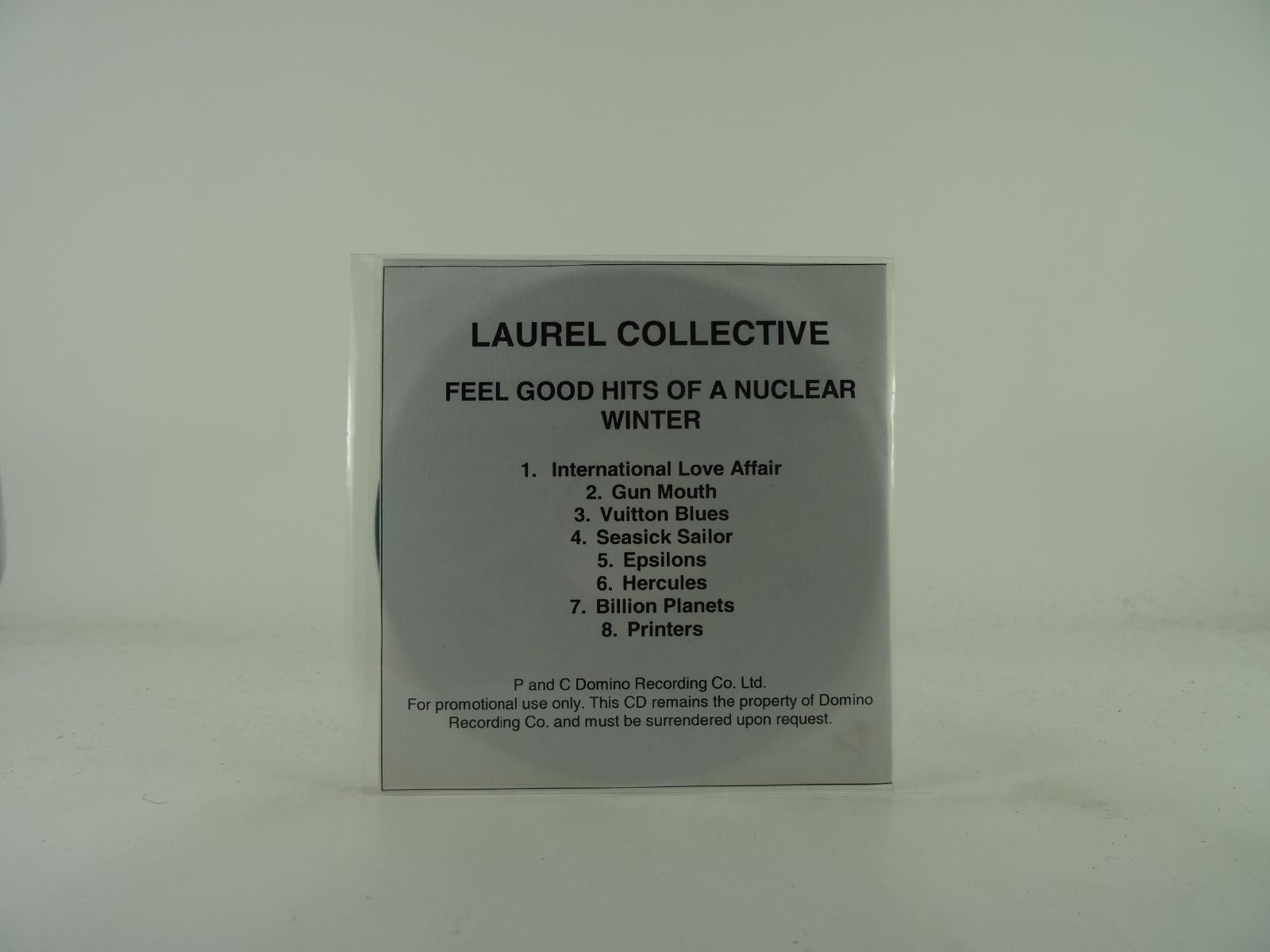 THE LAUREL COLLECTIVE FEEL GOOD HITS OF A NUCLEAR WINTER (115) 8 Track Promo CD 