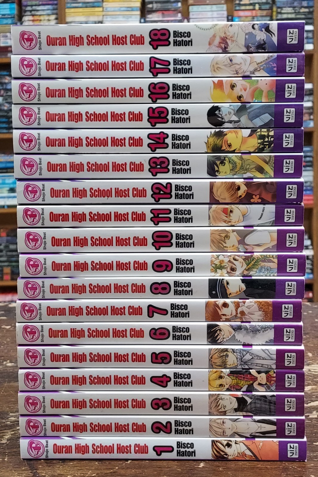 Ouran High School Host Club Manga 1 - 18 con SPEDIZIONE GRATUITA