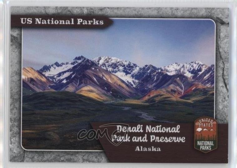 2021 Fascinating Cards United States Parks Denali National Park Overview #61 0c4