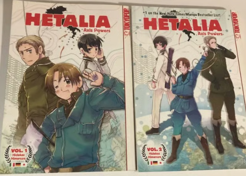 Manga ufficiale Hetalia volume 1+2 edizione inglese