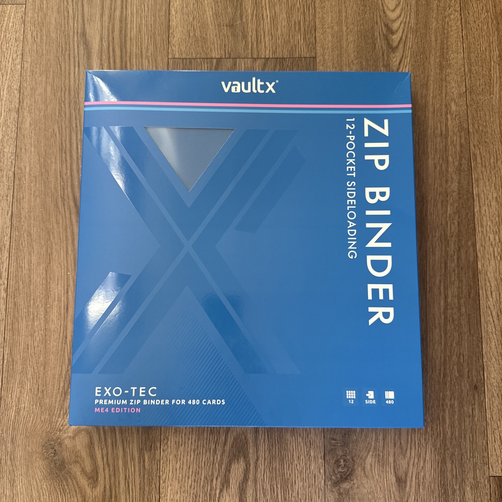 Vault X Chaos Rising *FIRST EDITION* 12 POCKET Exo-Tec ME4 Zip Binder 480 Cards