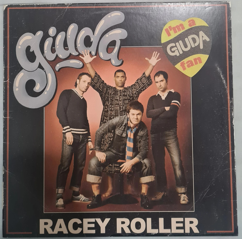 LP -Giuda - Racey Roller (Glam. Punk, Rock & Roll) Ltd. Grey Vinyl