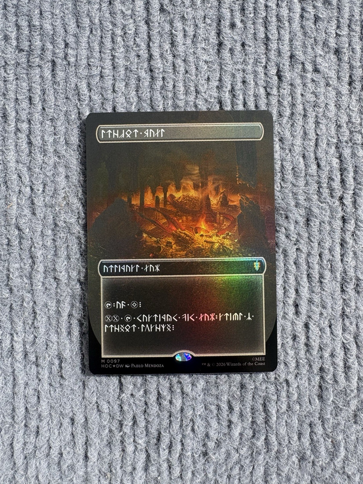 Treasure Vault (Borderless) (Dwarvish) The Hobbit: Eternal-Legal Foil 0097