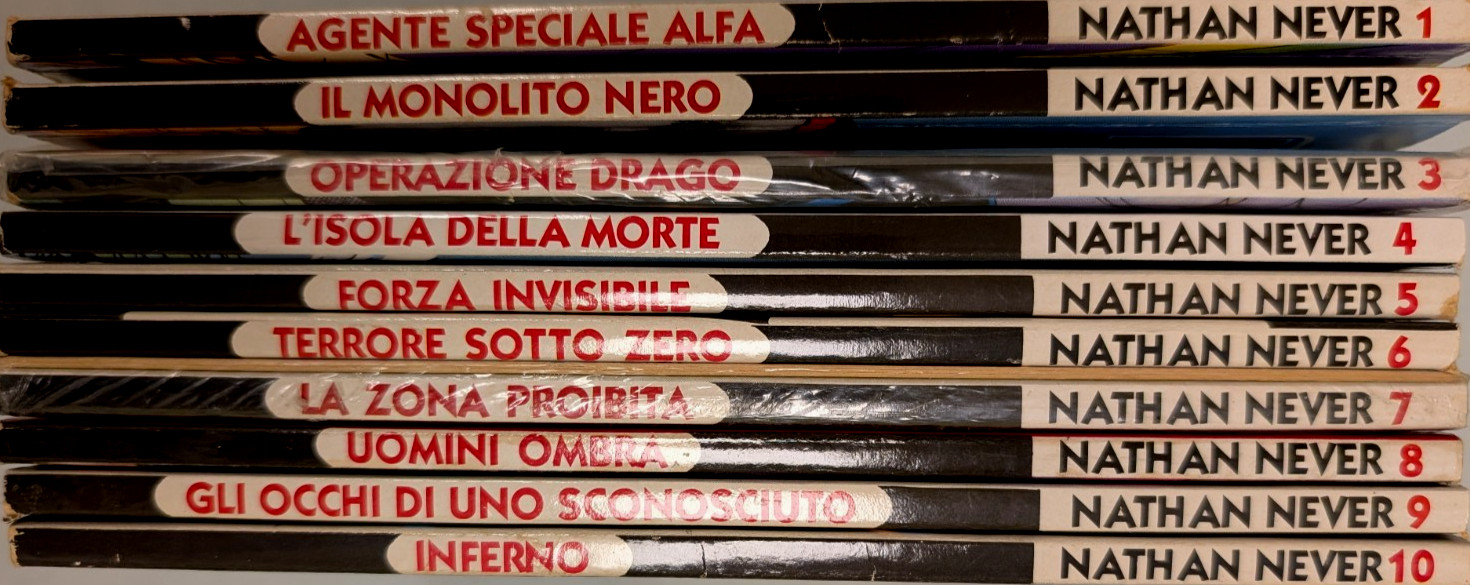 NATHAN NEVER - DAL N. 1 AL N. 10 con numero ZERO allegato e sigillato  - edicola