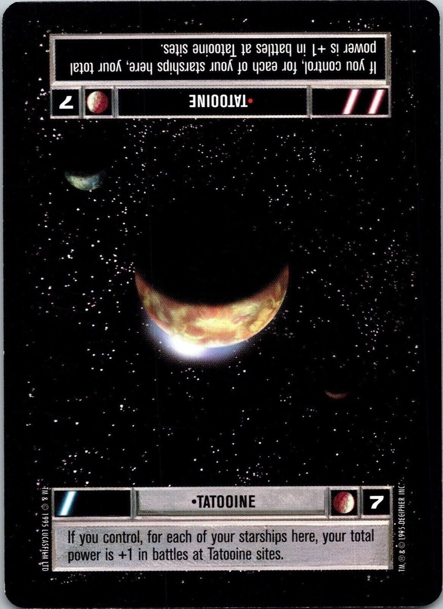 Tatooine DS Dark Side Decipher Star Wars Trading Card TC CC