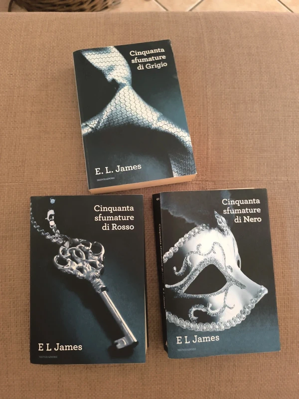 set libri 50 sfumature