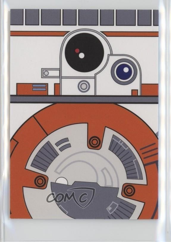 2025 Topps Star Wars capolavoro BB-8 risveglio R2-D2 #BB8-7 9et