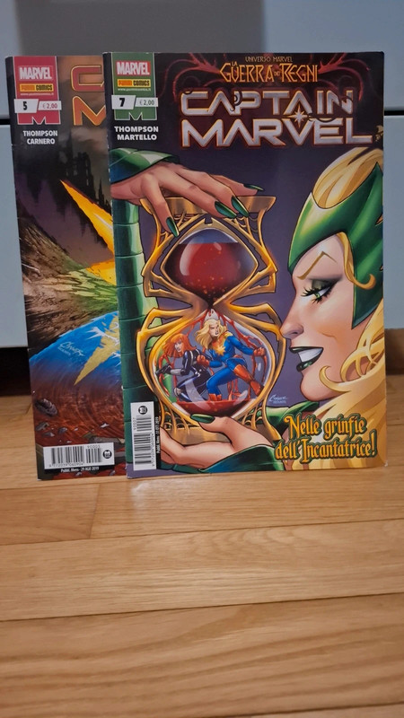fumetti capitan marvel 5 e 7