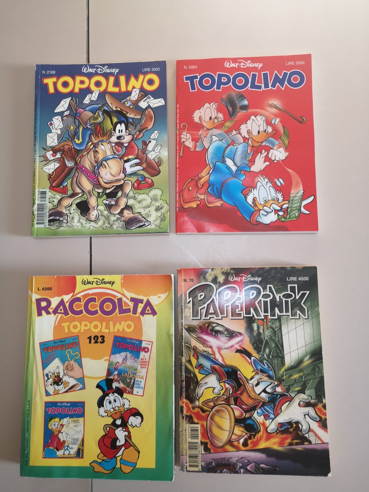 raccolte Topolino anni 1980/1999