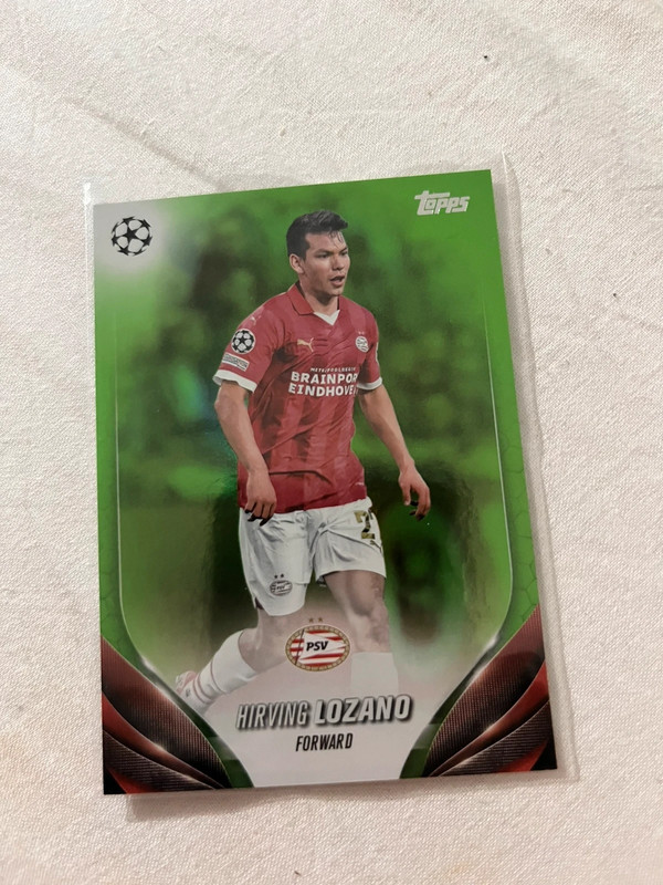 Carte foot topps chrome luzano 153/199