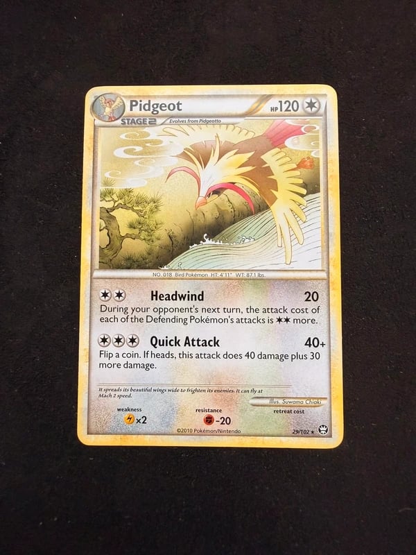Pokemon	Pidgeot	TM29	Triumphant	29/102 - 2010