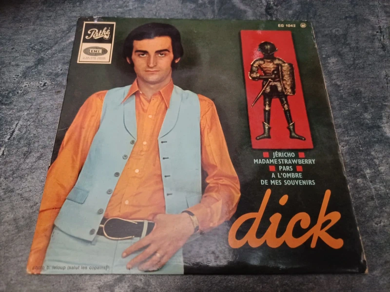 Dick Rivers Jericho Madame Strawberry Pars EP 45Tm Pathé EG 1042 Soul Rock Mod