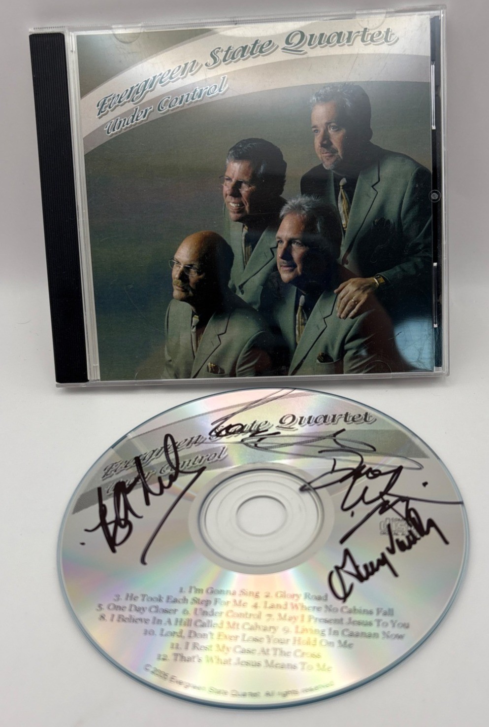 Evergreen State Quartet Under Control CD Autographed Southern Gospel Music